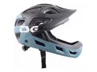 TSG "Seek Youth FR Graphic Design" Helmet - Flow Black-Blue (Kids)