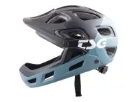 TSG "Seek Youth FR Graphic Design" Helmet - Flow Black-Blue (Kids)