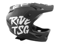 TSG "Squad Graphic Design" Fullface Helmet - Ripped Black