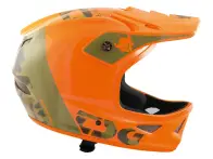 TSG "Squad Graphic Design" Fullface Helmet - Trap Acid Orange