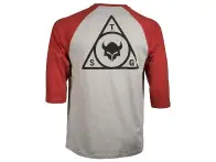 TSG "Triad Raglan" 3/4 Longsleeve - Grey/Red