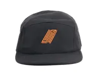 United Bikes "Reborn 5 Panel" Cap - Black/Orange