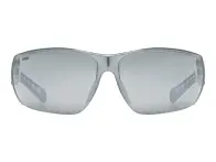 uvex "equate" Sonnenbrille - Mirror Silver Lens / White Matt