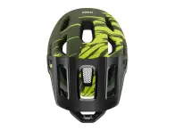 uvex "react jr. fullface" Fullface Helm - Dark Olive Matt (Kids)