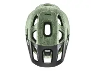 uvex "react jr." MTB Helm - Moss Green Altimeter Matt (Kids)