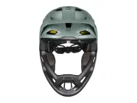 uvex "revolt MIPS" Fullface Helm - Moss Green-Black Matt
