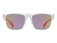 uvex "rookie" Sonnenbrille - Mirror Pink Lens / Clear-Pink (Kids)