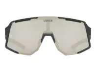 uvex "sequenze CV" Sonnenbrille - Serious Silver Lens / Black Matt