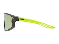 uvex "skyryse jr." Sonnenbrille - Mirror Yellow Lens / Black-Yellow Matt (Kids)