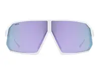 uvex "sportstyle 237" Sonnenbrille - Mirror Lavender Lens / White Matt