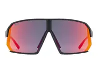uvex "sportstyle 237" Sonnenbrille - Mirror Red Lens / Black Matt