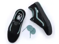 Vans "BMX Old Skool" Shoes - Black/Teal