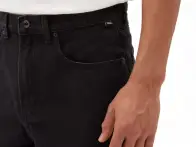 Vans "Check-5 Baggy Denim" Hose - Black