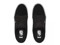 Vans "Chukka Low" Shoes - (Suede) Black/True White