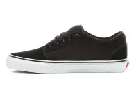 Vans "Chukka Low" Shoes - (Suede) Black/True White
