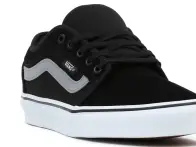 Vans "Chukka Low Sidestripe" Shoes - Black/Grey/White