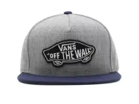 Vans "Classic Patch" Cap - Heather Grey / Dress Blues