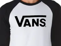 Vans "Classic Raglan" 3/4 Longsleeve - White/Black