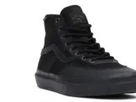 Vans "Crockett High" Schuhe - Butter Leather Black/Black