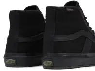 Vans "Crockett High" Schuhe - Butter Leather Black/Black