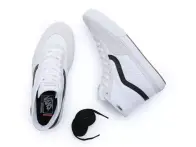 Vans "Crockett High" Shoes - White/Black/Gum
