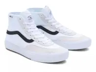 Vans "Crockett High" Shoes - White/Black/Gum