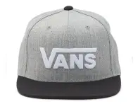 Vans "Drop V II" Kappe - Heather Grey/Black