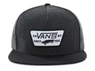 Vans "Full Patch Snapback" Kappe - Asphalt Black