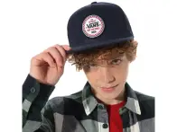 Vans "Kids Checker 66 Snapback" Cap (8-14 years) - Dress Blues