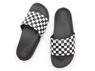 Vans "La Costa Slide On" Flip-Flops - (Checkerboard) True White/Black
