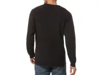 Vans "Left Chest Hit" Longsleeve - Black-Sulphur Spring