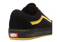 Vans "Old Skool Pro BMX" Shoes - (Larry Edgar) Black/Yellow