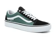 Vans "Old Skool Pro" Schuhe - Black/Duck Green