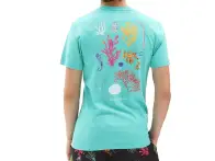 Vans "Reality Coral" T-Shirt - Waterfall