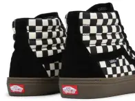 Vans "BMX Sk8-Hi" Shoes - Checkerboard Black