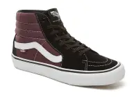 Vans "Sk8-Hi Pro" Shoes - Black/Raisin