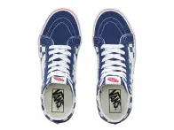 Vans "Sk8-Hi Reissue" Shoes - (Vans BMX) True Navy/White