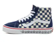 Vans "Sk8-Hi Reissue" Shoes - (Vans BMX) True Navy/White