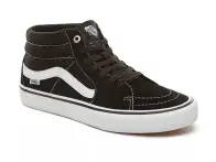 Vans "Sk8-Mid Pro" Shoes - Black/White