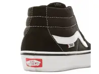 Vans "Sk8-Mid Pro" Shoes - Black/White