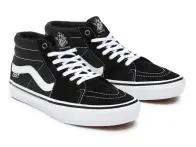 Vans "Skate Grosso Mid Pro" Schuhe - Black/White/Emo Leather