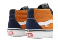 Vans "Skate Grosso Mid" Shoes - Navy/Orange