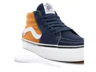 Vans "Skate Grosso Mid" Shoes - Navy/Orange