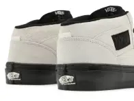 Vans "Skate Half Cab" Shoes - Marshmallow Black