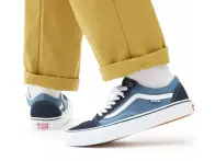 Vans "Skate Old Skool" Shoes - Navy/White