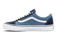 Vans "Skate Old Skool" Shoes - Navy/White
