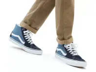 Vans "Skate Sk8-Hi" Shoes - Navy/White