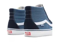 Vans "Skate Sk8-Hi" Shoes - Navy/White