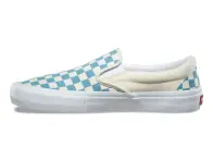 Vans "Slip-On Pro" Schuhe - Checkerboard Adriatic Blue/White