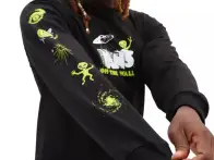 Vans "Space Greetings" Longsleeve - Black